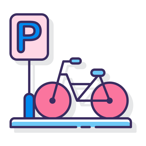 fahrradabstellplatz kostenlos Icon fahrradabstellplatz kostenlos Icon