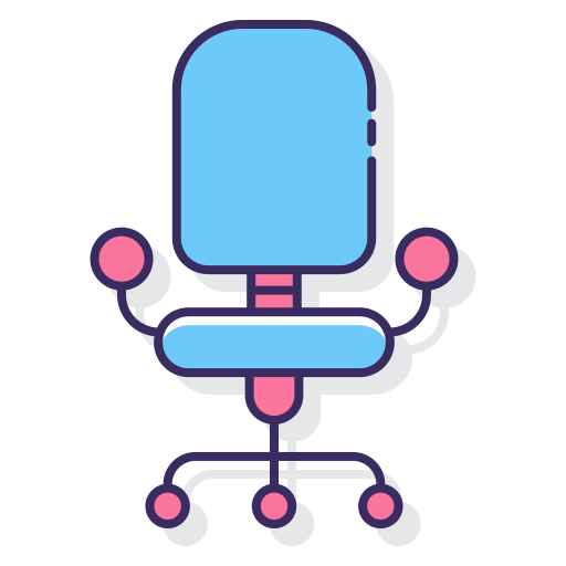 silla ergonomica icono gratis