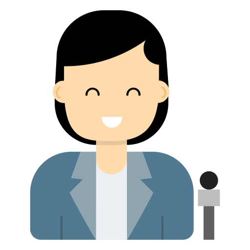 reportero icono gratis