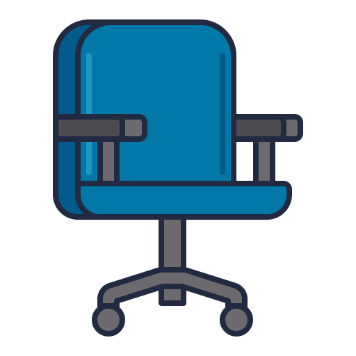 silla ergonomica icono gratis