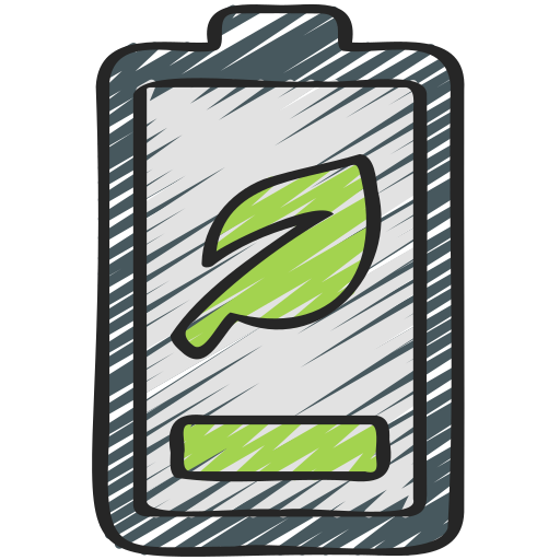 batería ecológica icono gratis