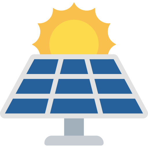 energía solar icono gratis