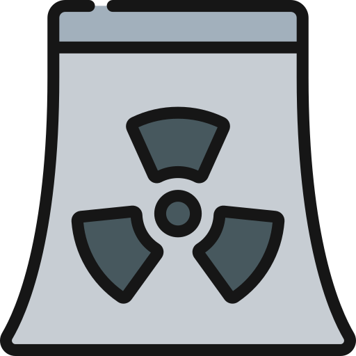 planta nuclear icono gratis