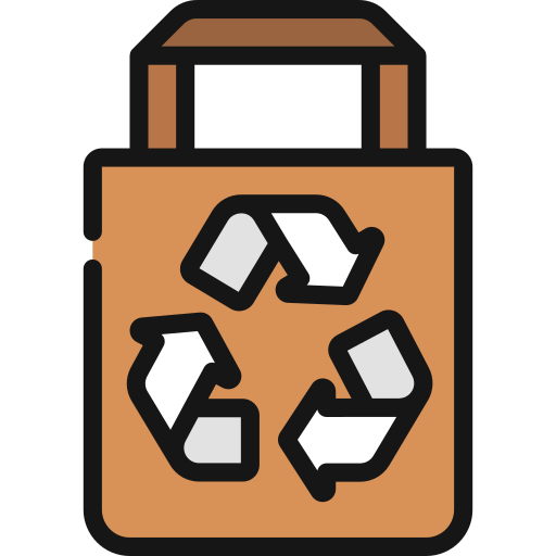 bolsa de reciclaje icono gratis