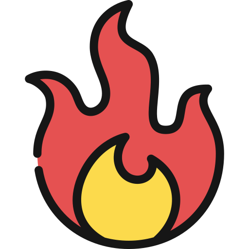 Flame free icon