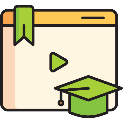 Video lesson free icon