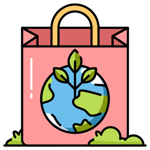 bolsa ecológica icono gratis