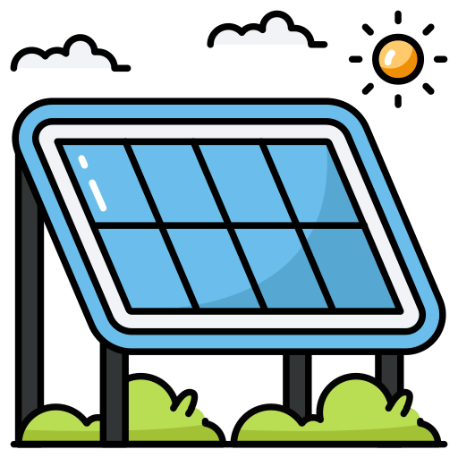 energía solar icono gratis