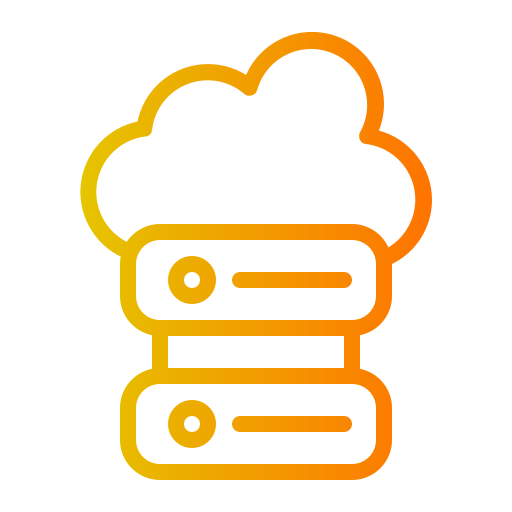 Cloud server free icon Cloud server free icon