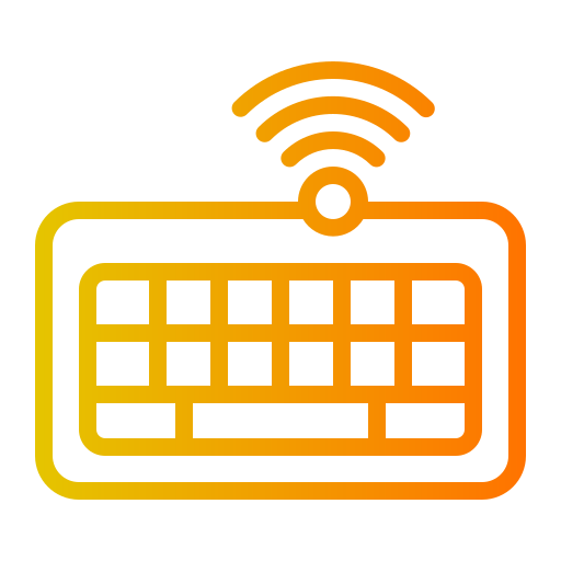 teclado inalambrico icono gratis
