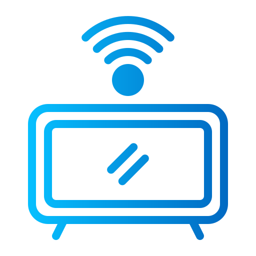 televisión inteligente icono gratis