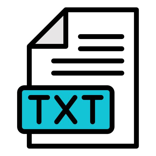 archivo de texto icono gratis