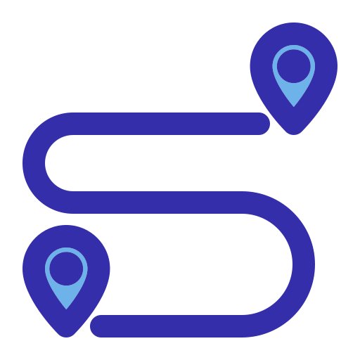 Road map free icon