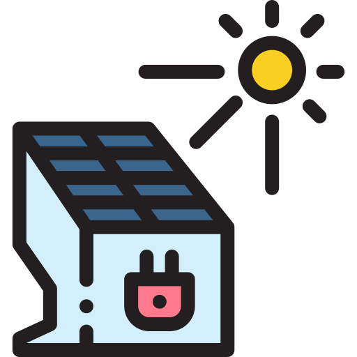 Panel solar icono gratis