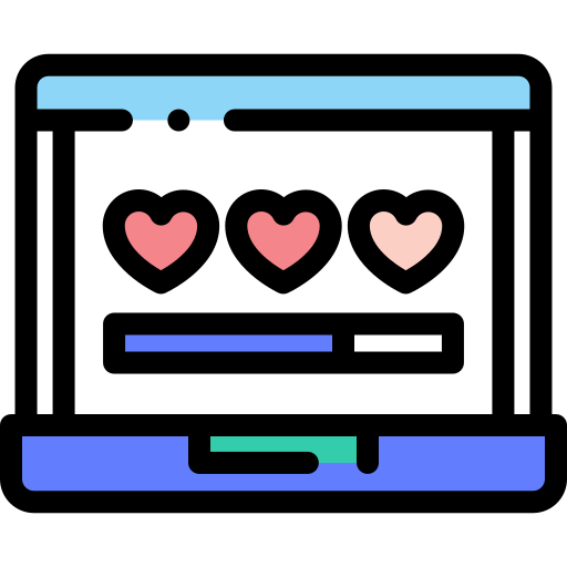 Corazones icono gratis