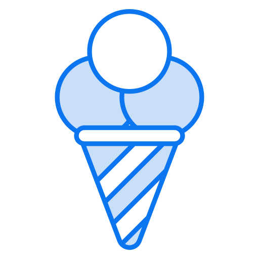 helado de cono icono gratis