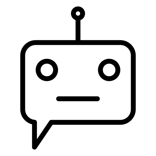 Chat bot free icon