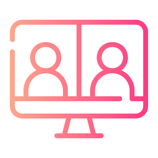 teleconferencias icono gratis