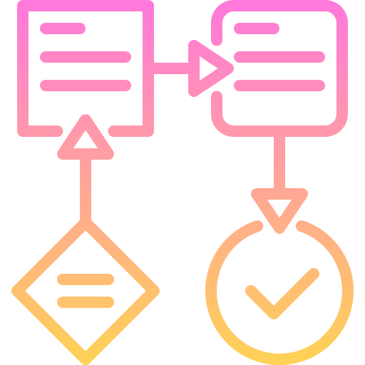 flujo de trabajo icono gratis