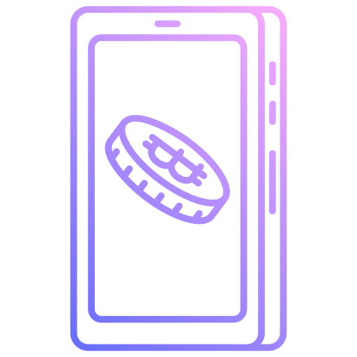 aplicación bitcoin icono gratis