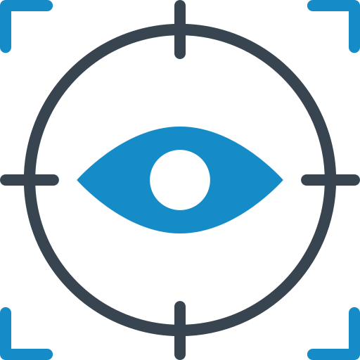 enfoque ocular icono gratis