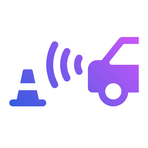 sensor de estacionamiento icono gratis