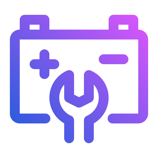 reparación de batería icono gratis