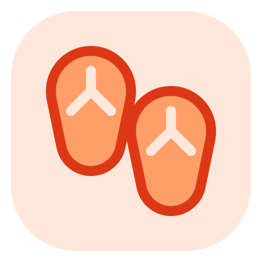 sandalias icono gratis