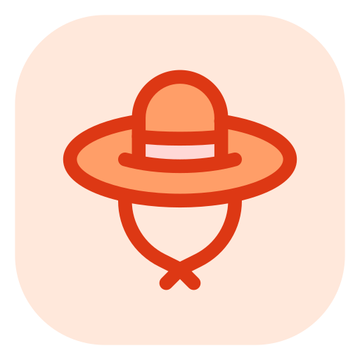 sombrero para el sol icono gratis