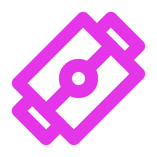 Razor blade free icon