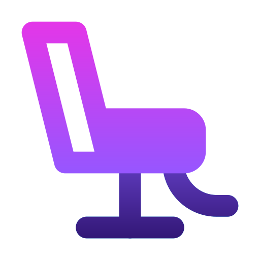 silla de barbero icono gratis