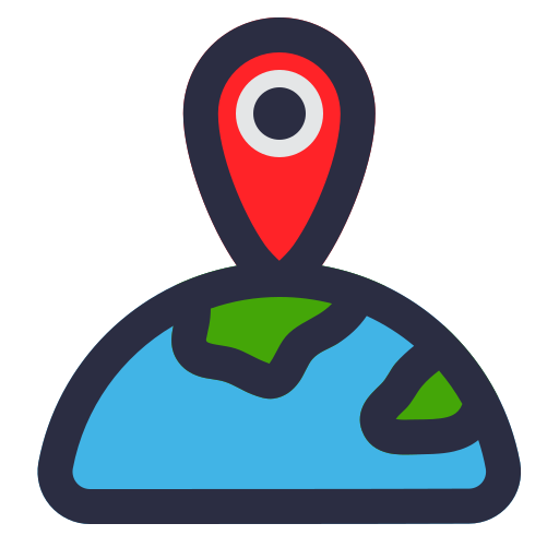 mapa global icono gratis