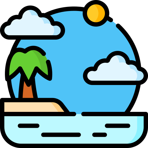 Beach Special Lineal color icon