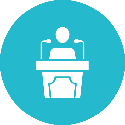 discours Icône gratuit discours Icône gratuit