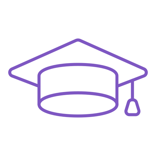 gorro de graduación icono gratis