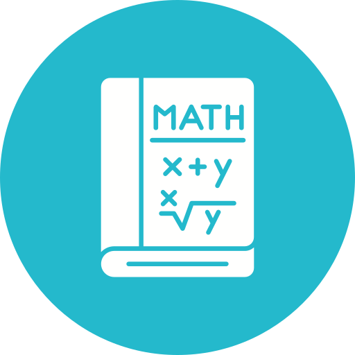 libro de matemáticas icono gratis