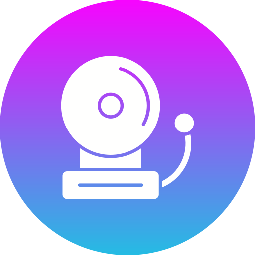 campana de la escuela icono gratis