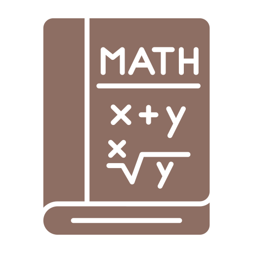 libro de matemáticas icono gratis