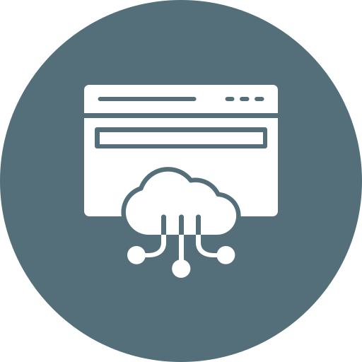 computación en la nube icono gratis