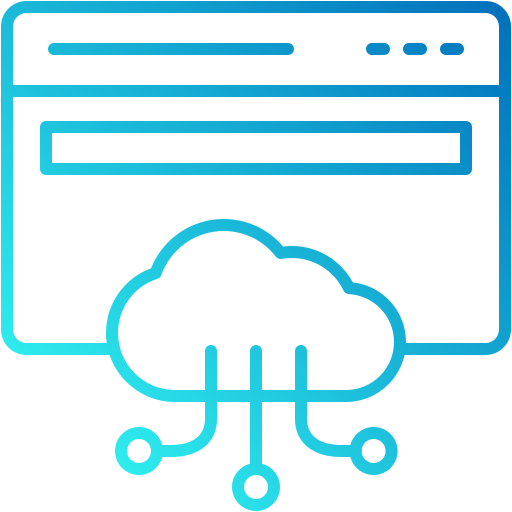 computación en la nube icono gratis