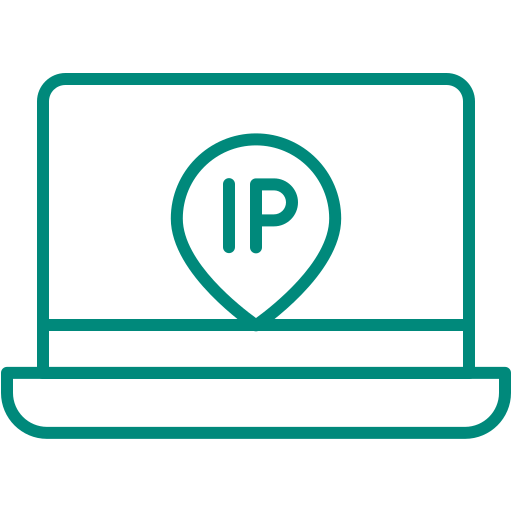 dirección ip icono gratis