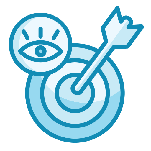 visión icono gratis