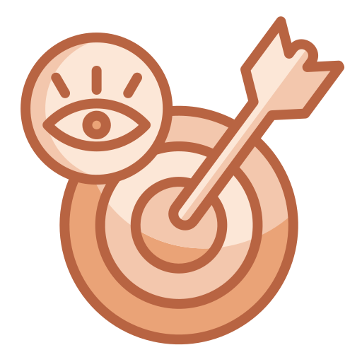 visión icono gratis