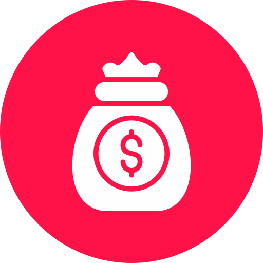 sac d'argent Icône gratuit