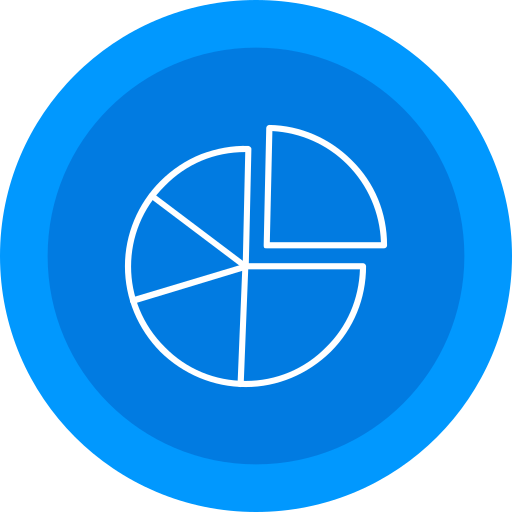 gráfico circular icono gratis