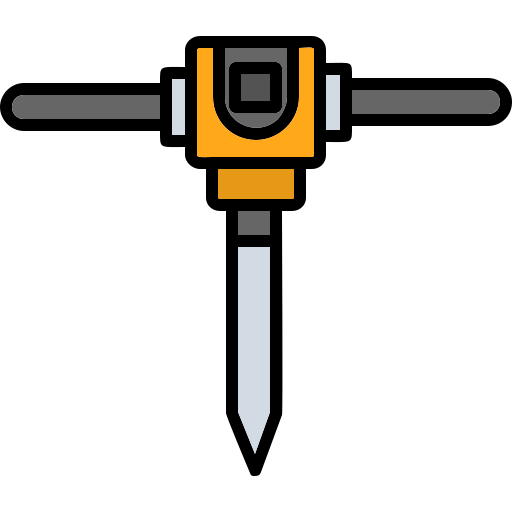 martillo neumático icono gratis