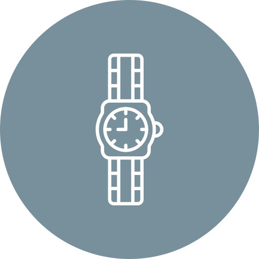 reloj de pulsera icono gratis