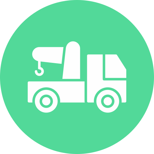 camión de remolque icono gratis