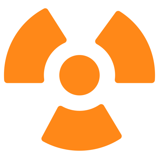 Radiation free icon Radiation free icon