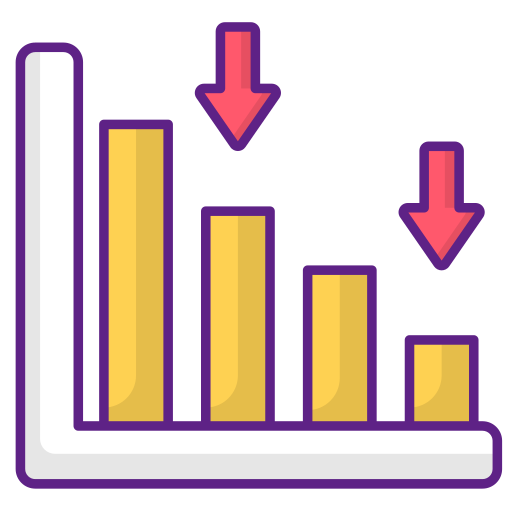 gráfico de barras icono gratis